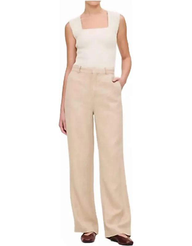 Mabel Wide Leg High Rise Pants