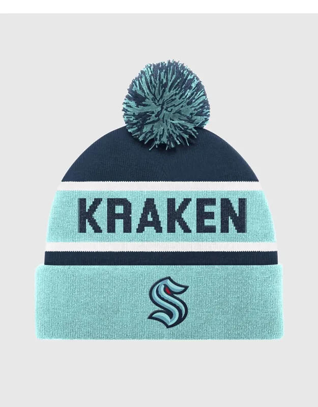 Seattle Kraken Pom Beanie