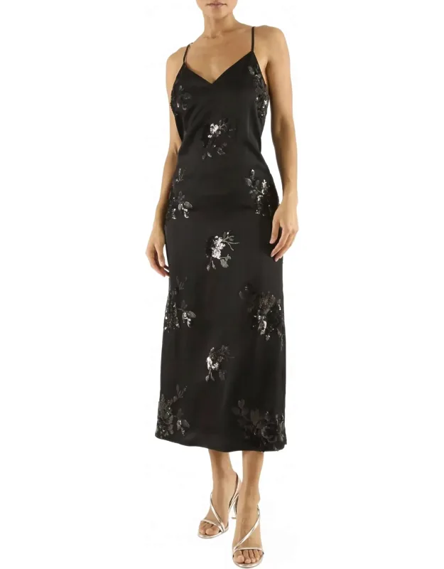 Sequin Midi Dress