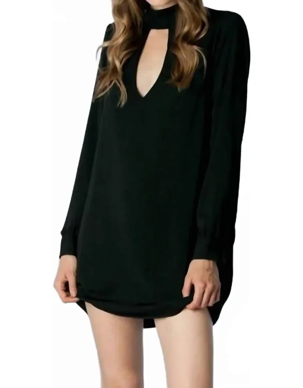 Back Open Shift Dress