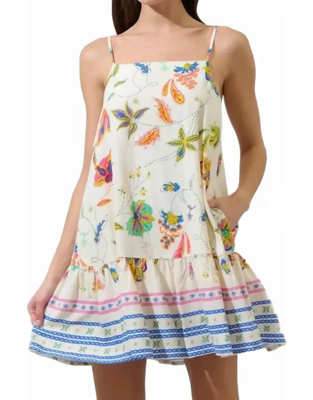 Floating Florals Mini Dress