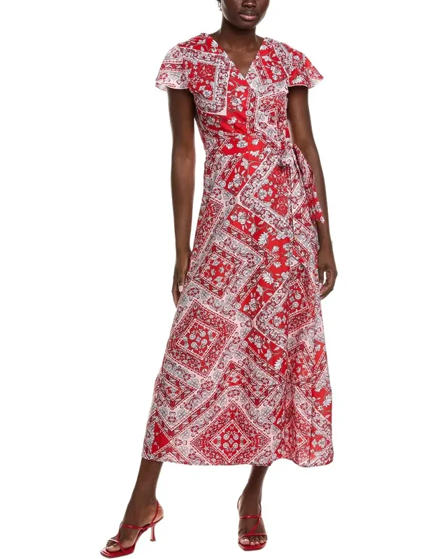 Wrap Midi Dress