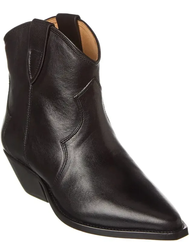 Leather Bootie