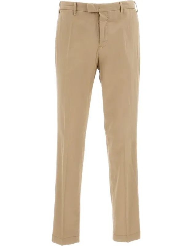 Soft Slim-fit Trousers With Tailored Design