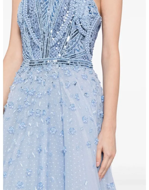 Tulle Beaded Dress