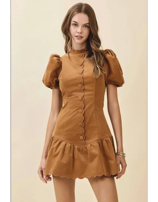 Ruffle Hem Dress