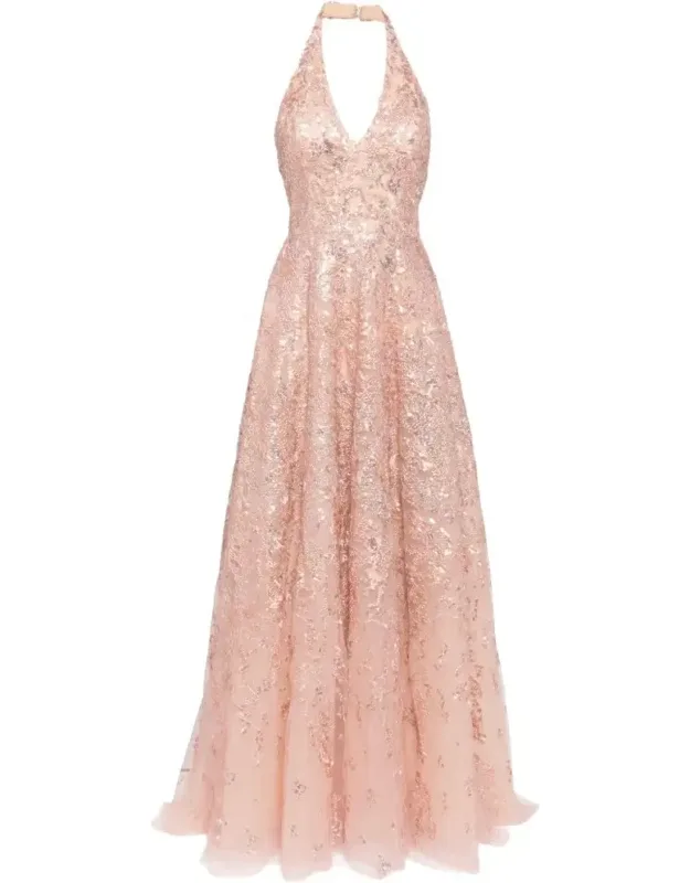 Embroidered Long Dress