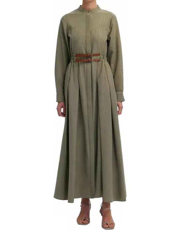Belted Shirt Dress