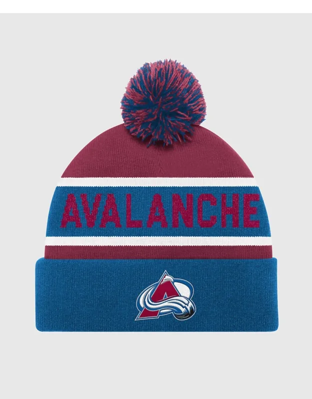 Colorado Avalanche Pom Beanie