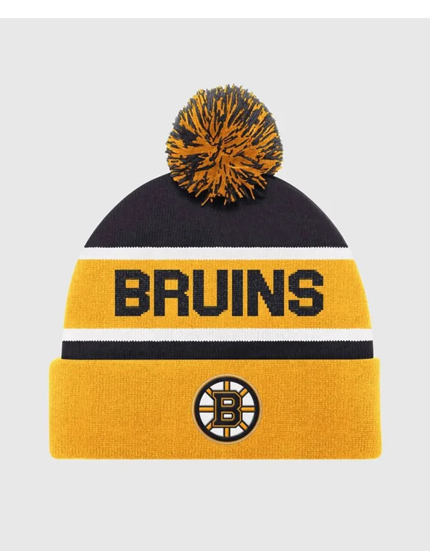 Boston Bruins Pom Beanie