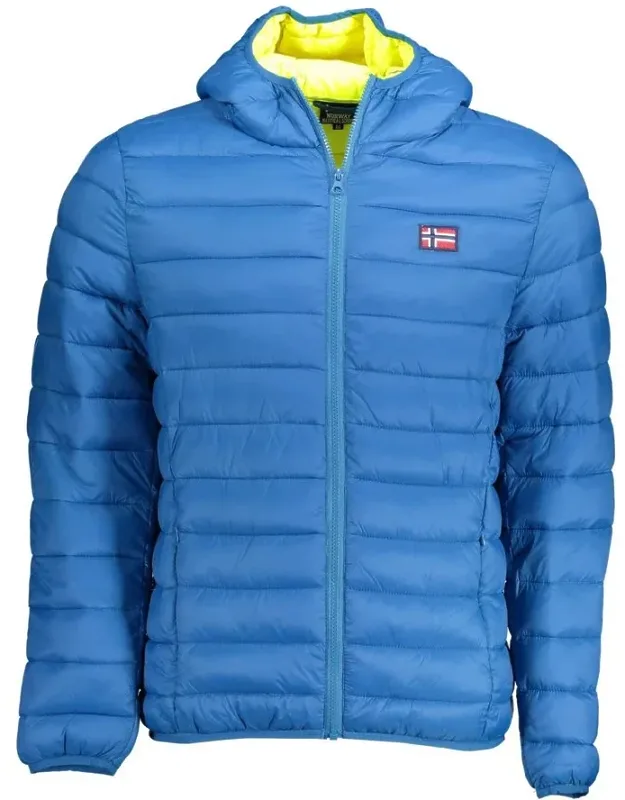 Norway 1963 Polyamide Jacket With Cozy Hood And Quartet Of Pockets