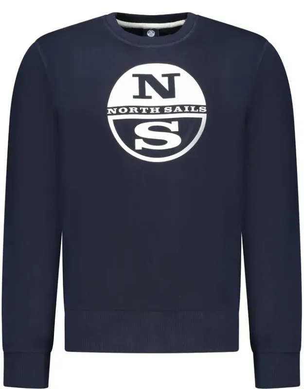 North Sails Cotton Sweatshirt - Brushed Comfort, Two Convenient Pockets