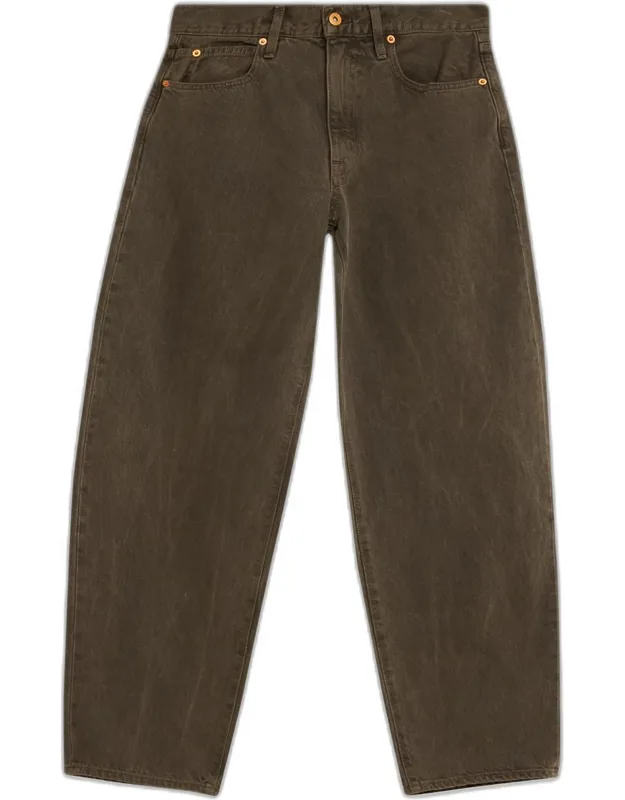 Mid-rise Barrel Jeans