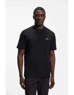 Cotton-blend T-shirt With Tennis-ball Jacquard