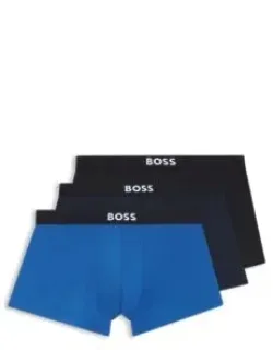 Three-pack Of Stretch-microfibre Trunks - Patterned Underwear