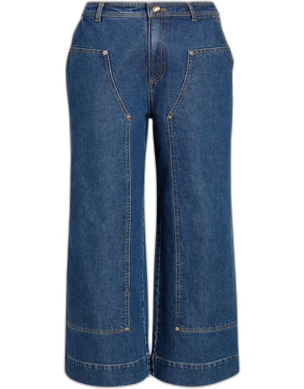 Wide-leg Jeans