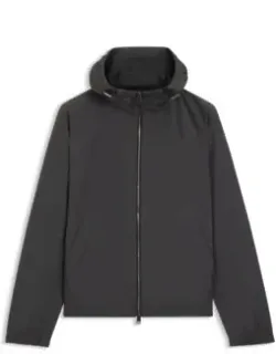 Virgin-wool Windbreakers With Hood