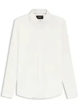 Slim-fit Shirt In An Italian-made Cotton Blend