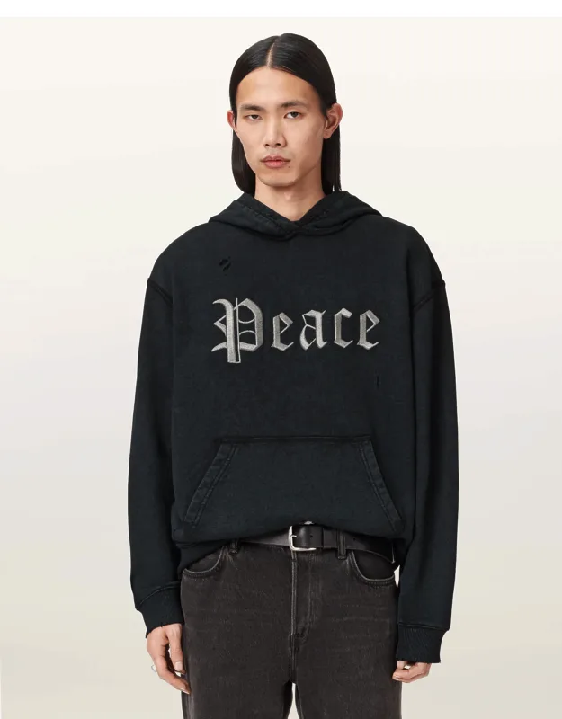 Embroidered Boxy Hoodie