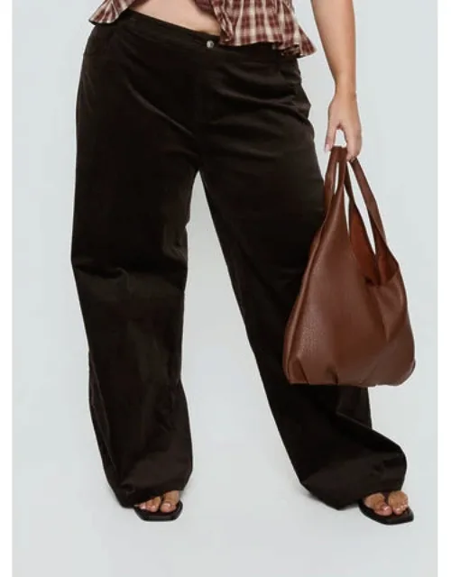 Kenza Wide Leg Corduroy Pants