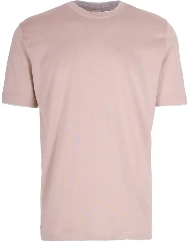 Contrast Trim Crewneck T-shirt