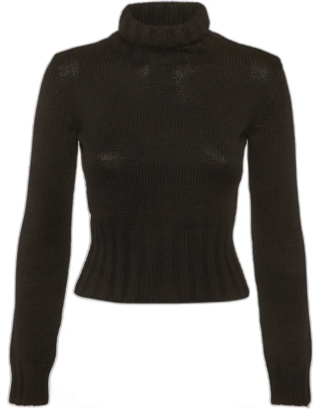 Rib Knit Turtle Neck Sweater