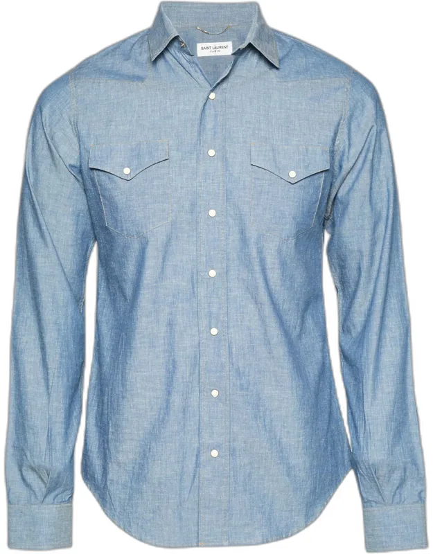 Chambray Long Sleeve Shirt