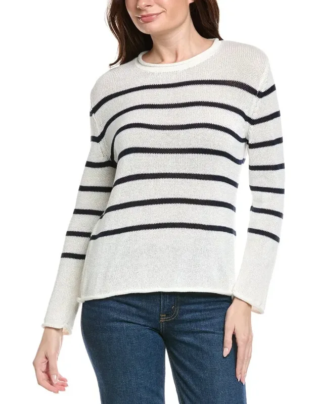 Striped Cashmere-blend Sweater