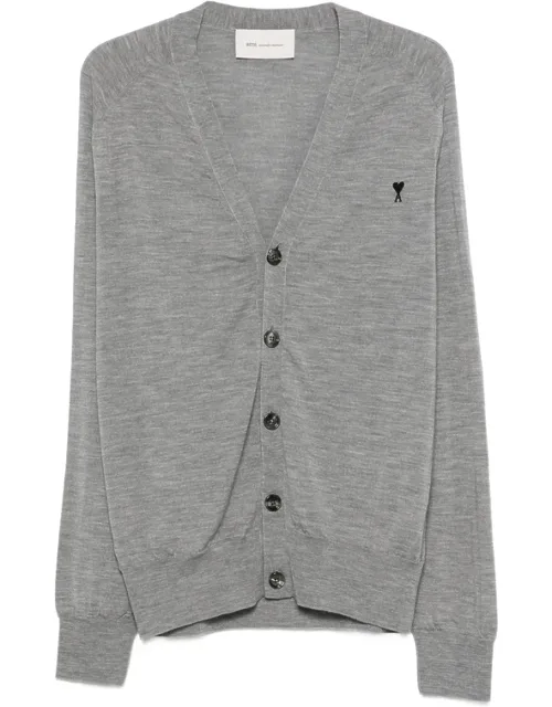 Button V-neck Cardigan