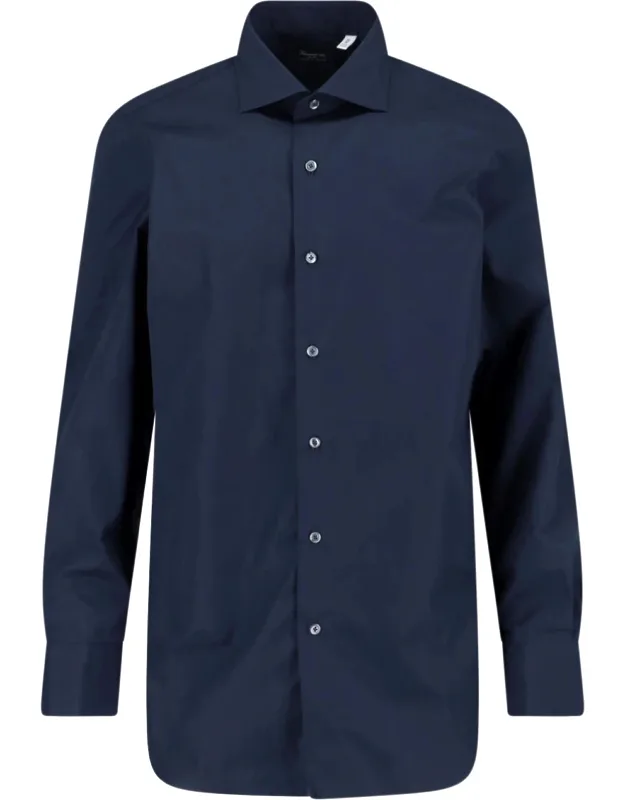 Finamore 1925 'shirt' With Classic Collar And Button Closure