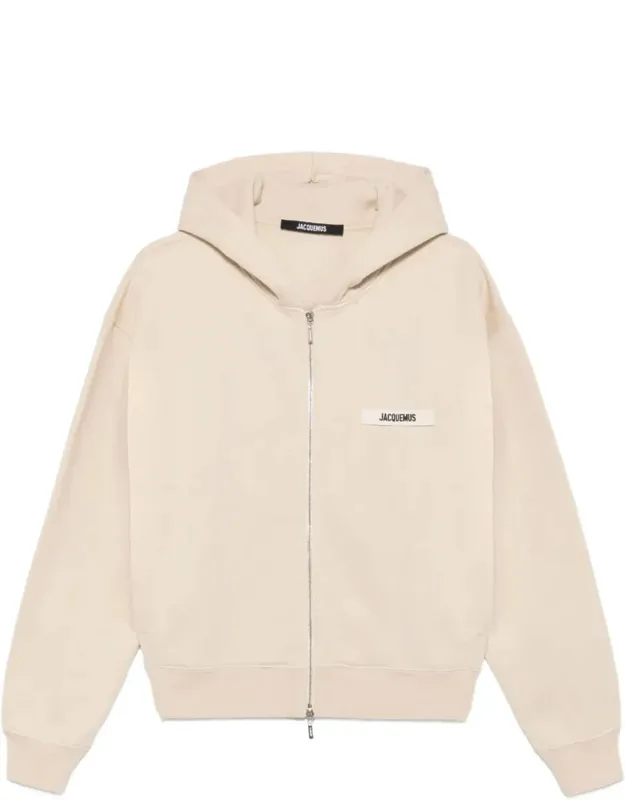 Cropped Zip-up Hoodie