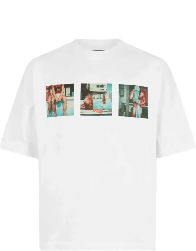 Graphic Print Crew Neck T-shirt