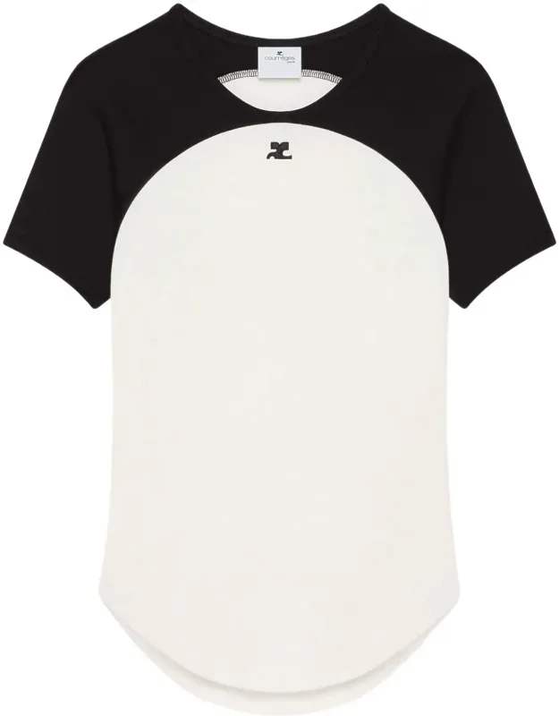 Contrast Raglan Sleeve T-shirt