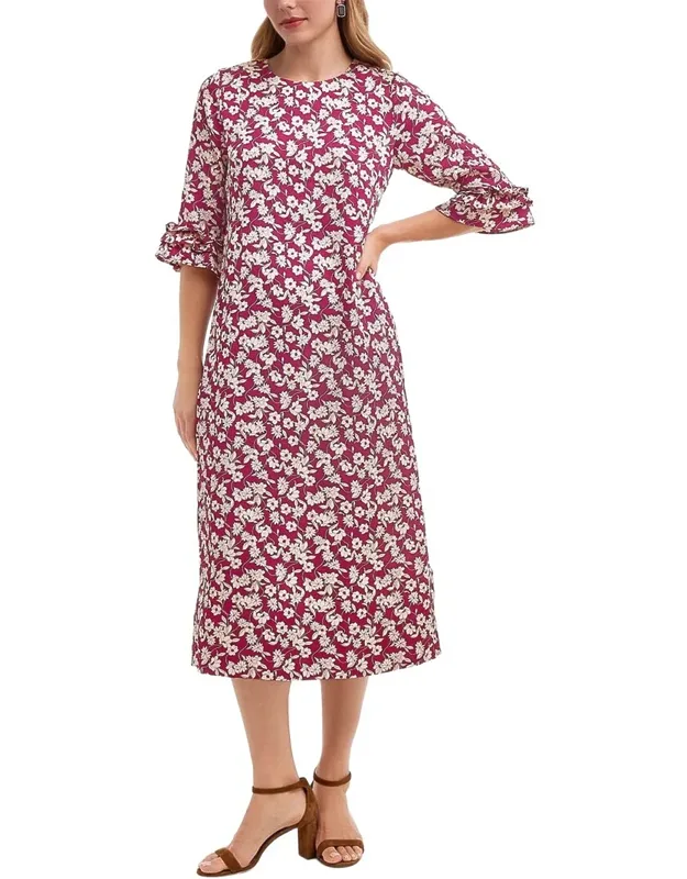 Crewneck Midi Dress