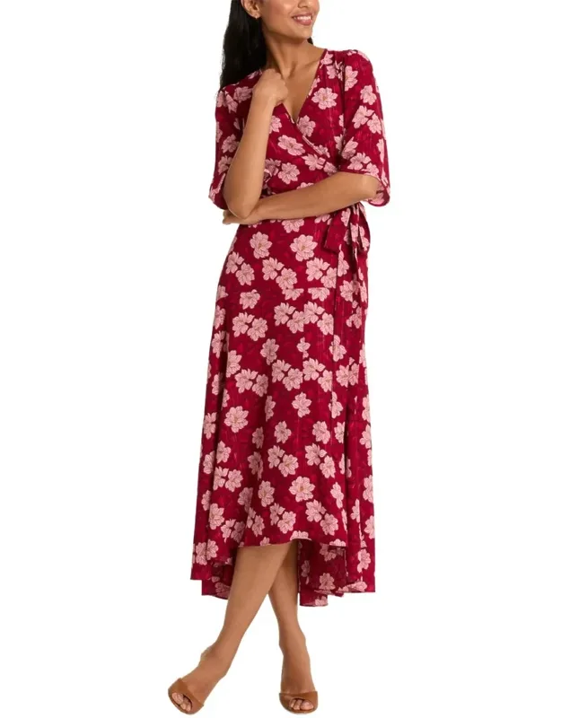 Fiona Wrap Midi Dress
