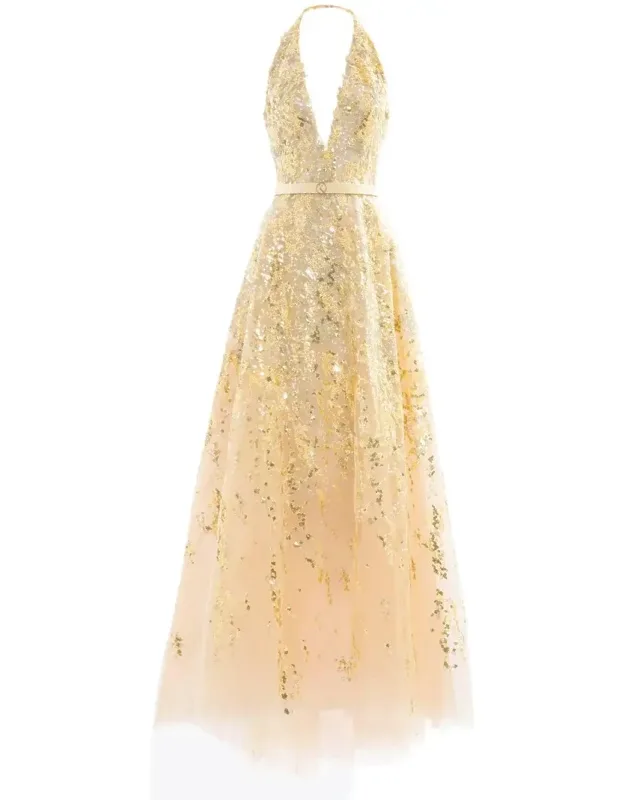 Embroidered Long Dress