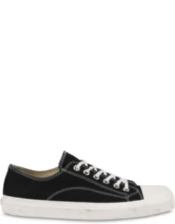 Panelled Canvas Sneakers