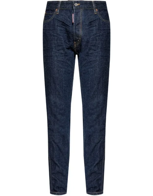 Speckled Denim Jeans