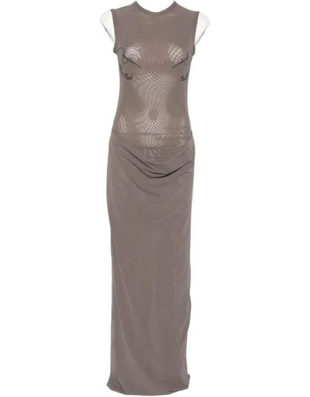 Maxi Dress With Embroidered Detail