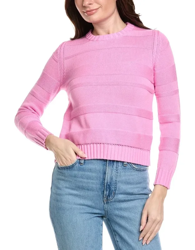 Textured Stripe Pullover