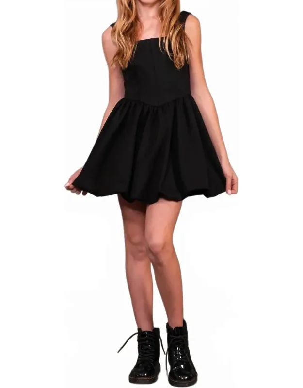 Bailey Square Neck Bubble Dress