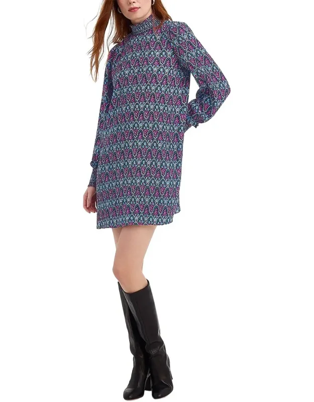 Long-sleeve Shift Dress