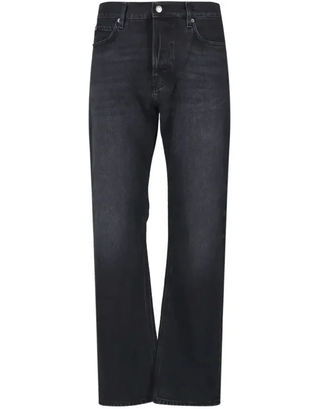 Straight Jeans - Casual Sophistication, Faded Wash