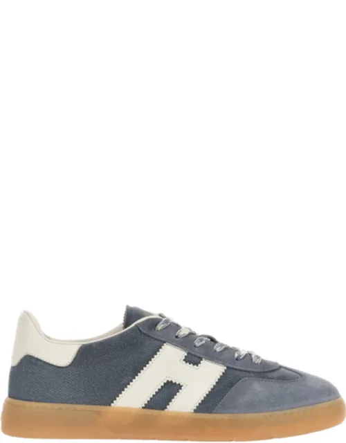 Low-top Sneakers In Textured Suede