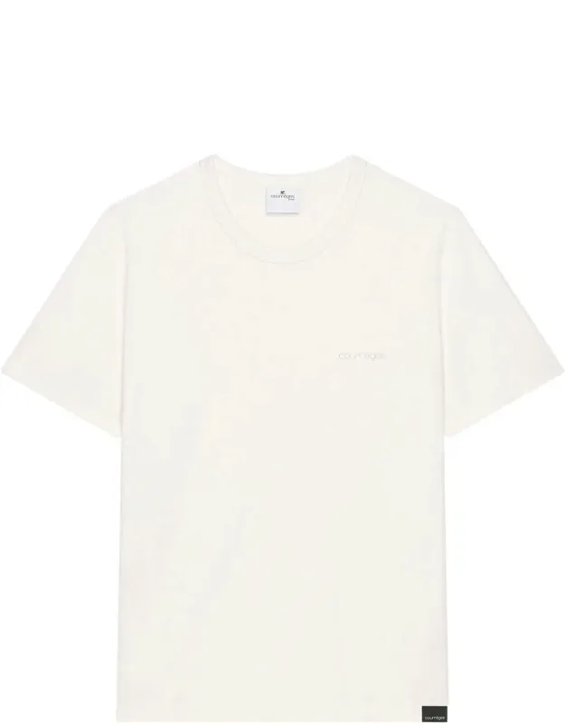 T-shirt With Embossed Logo Detail