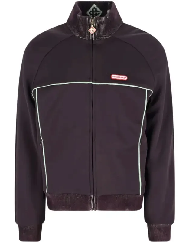 Classic Structured Jacket With Front Zipper Closure