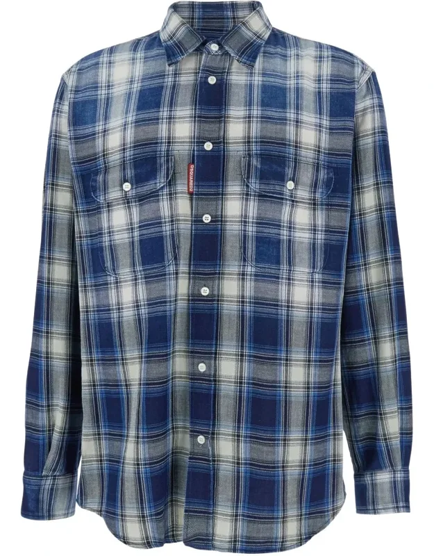 Checked Long-sleeve Shirt