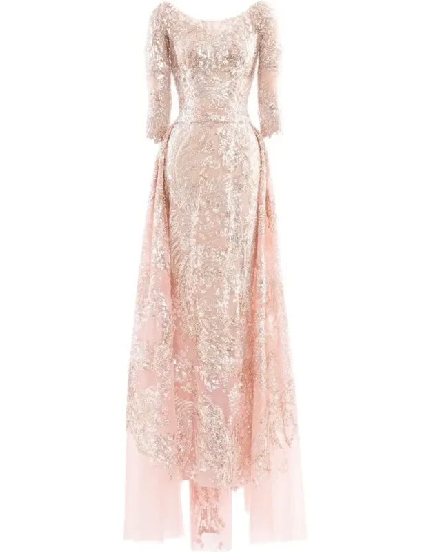 Embroidered Long Dress