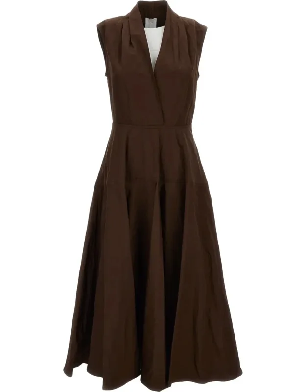Classic Dress With Smooth Texture