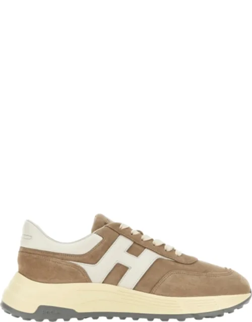 Dynamic Sneakers With Suede Upper